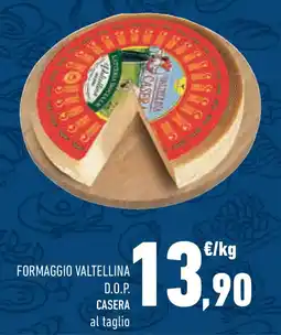 Conad Formaggio valtellina d.o.p. casera offerta