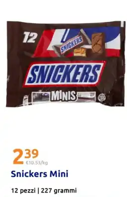 Action Snickers Mini offerta