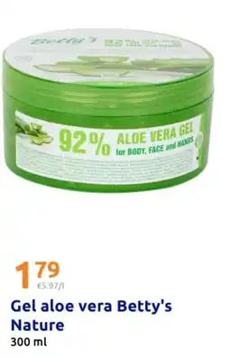 Action Gel aloe vera Betty's Nature offerta