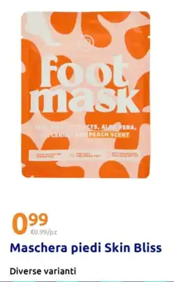 Action Maschera piedi Skin Bliss offerta