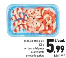 Conad Insalata imperiale nel banco del pesce offerta