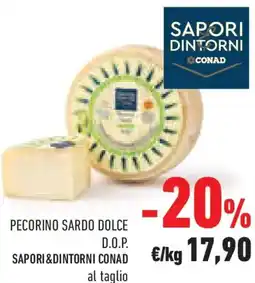 Conad Pecorino sardo dolce d.o.p. SAPORI&DINTORNI CONAD offerta