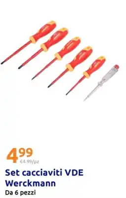 Action Set cacciaviti VDE Werckmann offerta