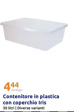 Action Contenitore in plastica con coperchio Iris offerta