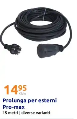 Action Prolunga per esterni Pro-max offerta