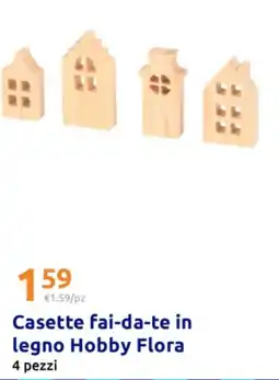 Action Casette fai-da-te in legno Hobby Flora offerta