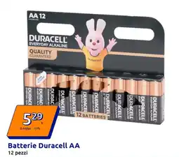 Action Batterie Duracell AA offerta