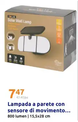 Action Lampada a parete con sensore di movimento offerta