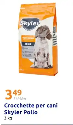Action Crocchette per cani Skyler Pollo offerta