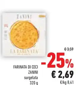 Conad Farinata di ceci ZANINI offerta