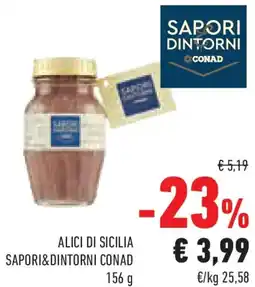 Conad Alici di sicilia SAPORI&DINTORNI CONAD offerta
