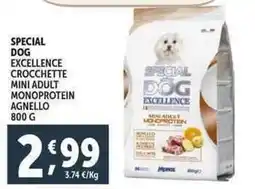 Deco Supermercati Special dog excellence crocchette mini adult monoprotein agnello offerta