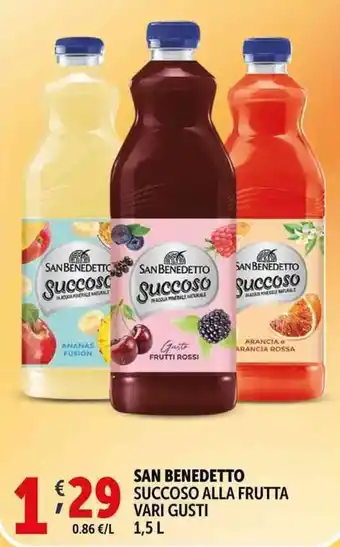 Deco Supermercati San benedetto succoso alla frutta offerta