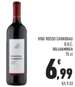 Conad Vino rosso cannonau D.O.C. SELLA&MOSCA offerta
