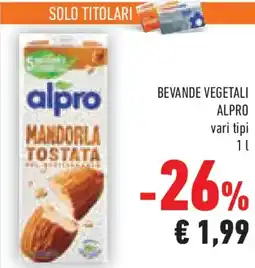 Conad Bevande vegetali ALPRO offerta