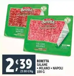 Deco Supermercati Beretta salame milano napoli offerta