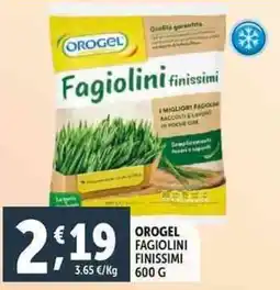 Deco Supermercati Orogel fagiolini finissimi offerta