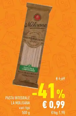 Conad Pasta integrale LA MOLISANA offerta