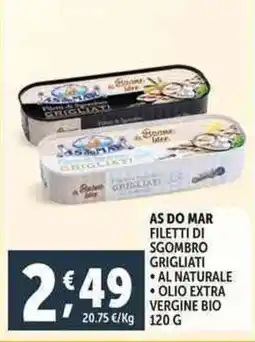 Deco Supermercati As do mar filetti di sgombro grigliati offerta