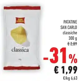 Conad Patatine san carlo classiche offerta