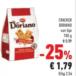 Conad Cracker DORIANO offerta