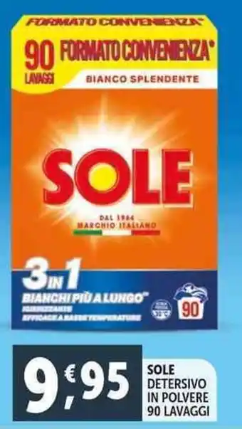 Deco Supermercati Sole detersivo in polvere offerta