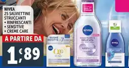 Deco Supermercati Nivea 25 salviettine struccanti offerta