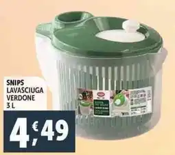 Deco Supermercati Snips lavasciuga verdone offerta