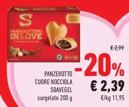 Conad Panzerotto cuore nocciola soavegel offerta