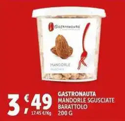Deco Supermercati Gastronauta mandorle sgusciate barattolo offerta