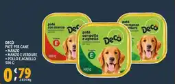 Deco Supermercati Decò patè per cane offerta