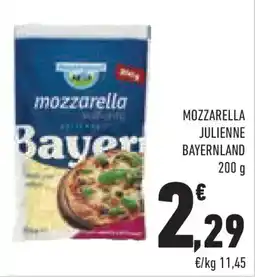 Conad Superstore Mozzarella julienne BAYERNLAND offerta