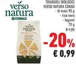 Conad Triangoli biologici VERSO NATURA CONAD offerta