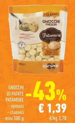 Conad Superstore Gnocchi di patate PATAMORE offerta