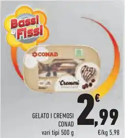 Conad Superstore Gelato i cremosi CONAD offerta