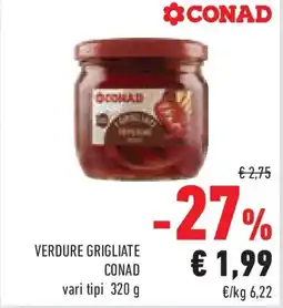 Conad Superstore Verdure grigliate CONAD offerta