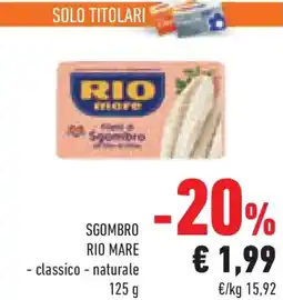 Conad Superstore Sgombro RIO MARE offerta