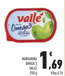 Conad Superstore Margarina omega 3 VALLÈ offerta