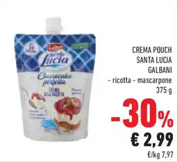 Conad Superstore Crema pouch santa lucia GALBANI offerta