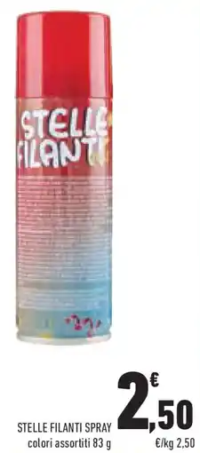 Conad Superstore Stelle filanti spray offerta