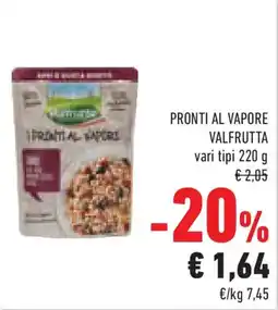 Conad Superstore Pronti al vapore VALFRUTTA offerta