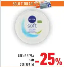 Conad Creme NIVEA soft offerta
