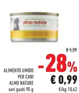 Conad Superstore Alimento umido per cani ALMO NATURE offerta