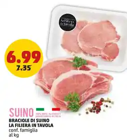 PENNY Braciole di suino LA FILIERA IN TAVOLA offerta