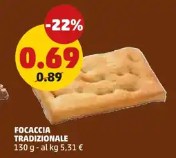 PENNY Focaccia tradizionale offerta