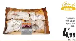 Conad Chiacchiere dolci delizie reparto forno offerta