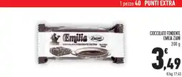 Conad Cioccolato fondente emilia ZAINI offerta