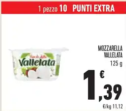 Conad Mozzarella VALLELATA offerta