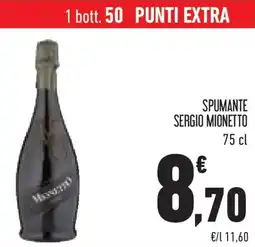 Conad Spumante sergio MIONETTO offerta