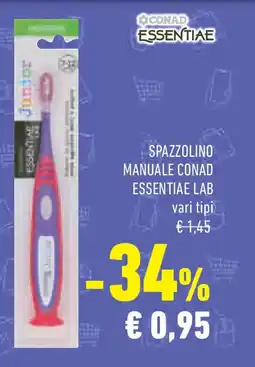 Conad Spazzolino manuale conad ESSENTIAE LAB offerta